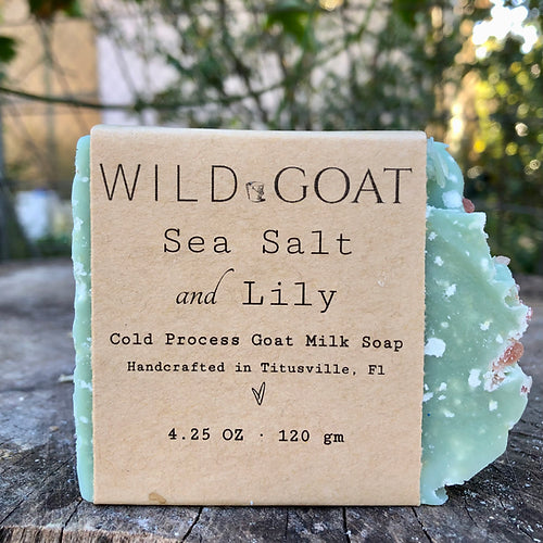 Wild Goat Soap - Sea Salt and Lily