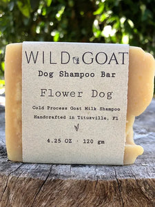 Wild Goat DOG Shampoo Bar - Flower Dog