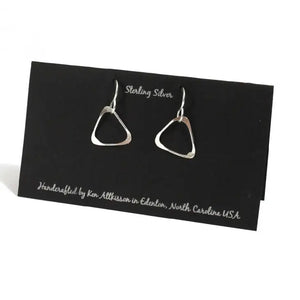 Sterling Silver Earrings Small Triangle
