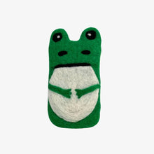 Felted Frog Eyeglass Holder