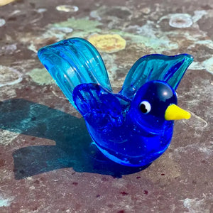 Glass Blue Bird