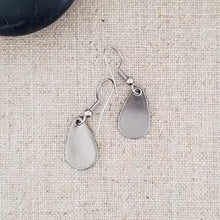 Alcohol Ink Stainless Steel Small Teardrop Earrings