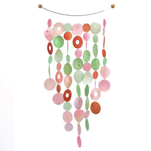 Capiz Chime Inverted Arch - Bougainvillea