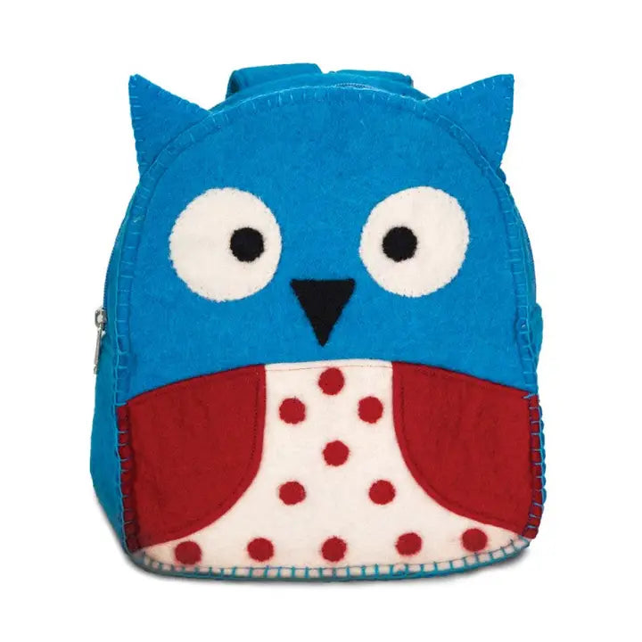 Owl Felted Backpack