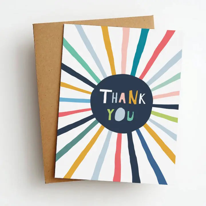 Sun Thank You Greeting Card