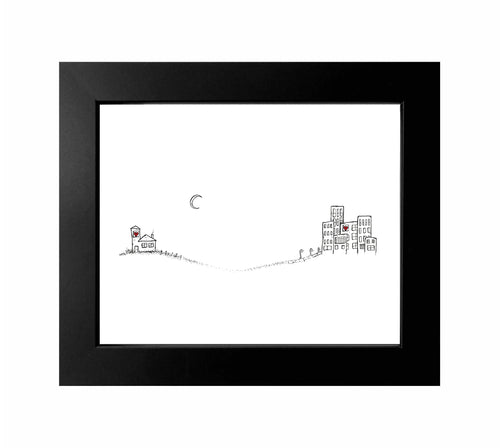 Creatures of the Heart - Near or Far (Framed Print)