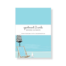 Cabana Chair Summer Beach Notepad