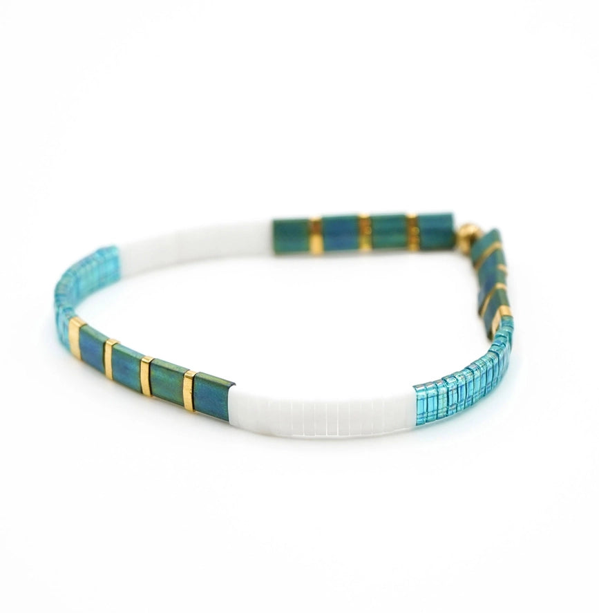 Going Coastal - Tila Bead Bracelet - XL