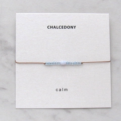 Chalcedony Bracelet - Calm