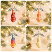 Handmade Eco-Friendly Angel Holiday Ornaments