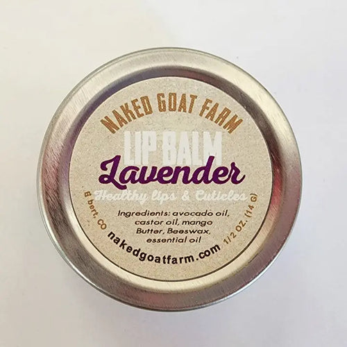 Lip Balm Screw Top Metal Tin - Lavender