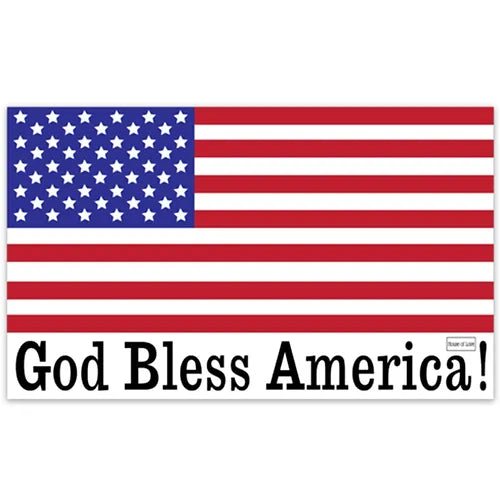 God Bless America Bumper Sticker