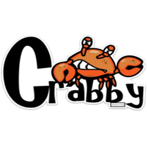 Crabby Bumper Sticker