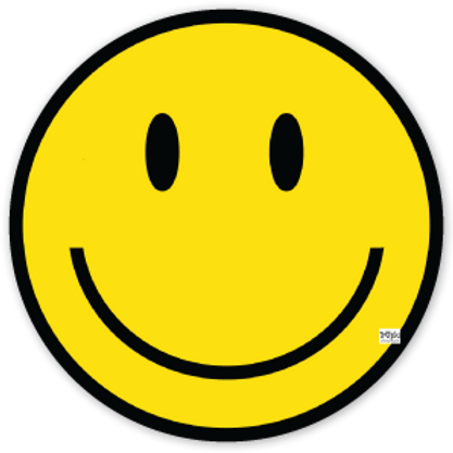 Smiley Face Bumper Sticker