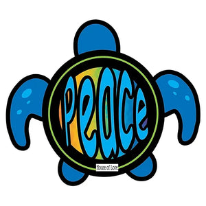 Peace Turtle Bumper Sticker