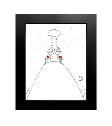 Creatures of the Heart - A Shared Dream (Framed Print)