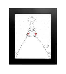 Creatures of the Heart - A Shared Dream (Framed Print)