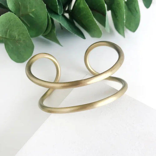 Parallel Fluid Cuff -Gold