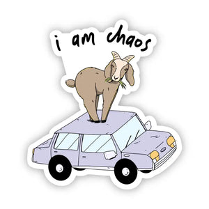 I Am Chaos Goat Sticker