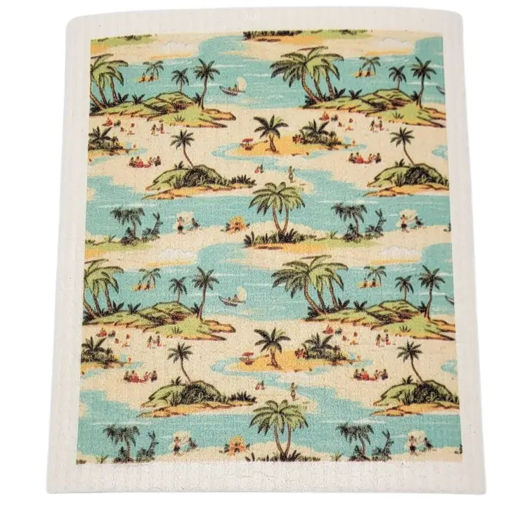 Swedish Dishcloth - Beach Day