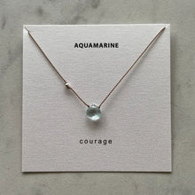 Aquamarine Necklace - Courage