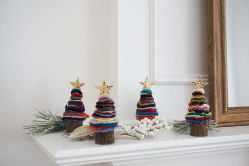Felted Wool Mini Christmas Tree