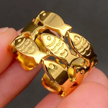 Shoal of Fish Ring - 18k Gold Plated