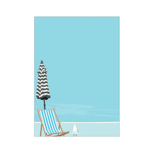 Cabana Chair Summer Beach Notepad
