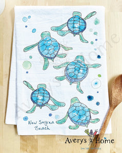 Baby Turtles Walking - Kitchen Towel