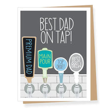 Best Dad On Tap Father's Day Card