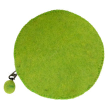 Lime Slice Felt Coin Purse