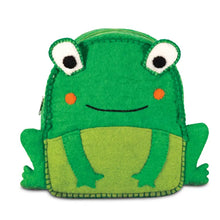 Frog Felted Backpack