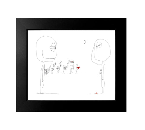 Creatures of the Heart - Fortunately Enough, There's a Parade Prepared for Just Such Occasions... (Framed Print)