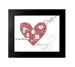 Creatures of the Heart - A Fine Machine - Framed Print