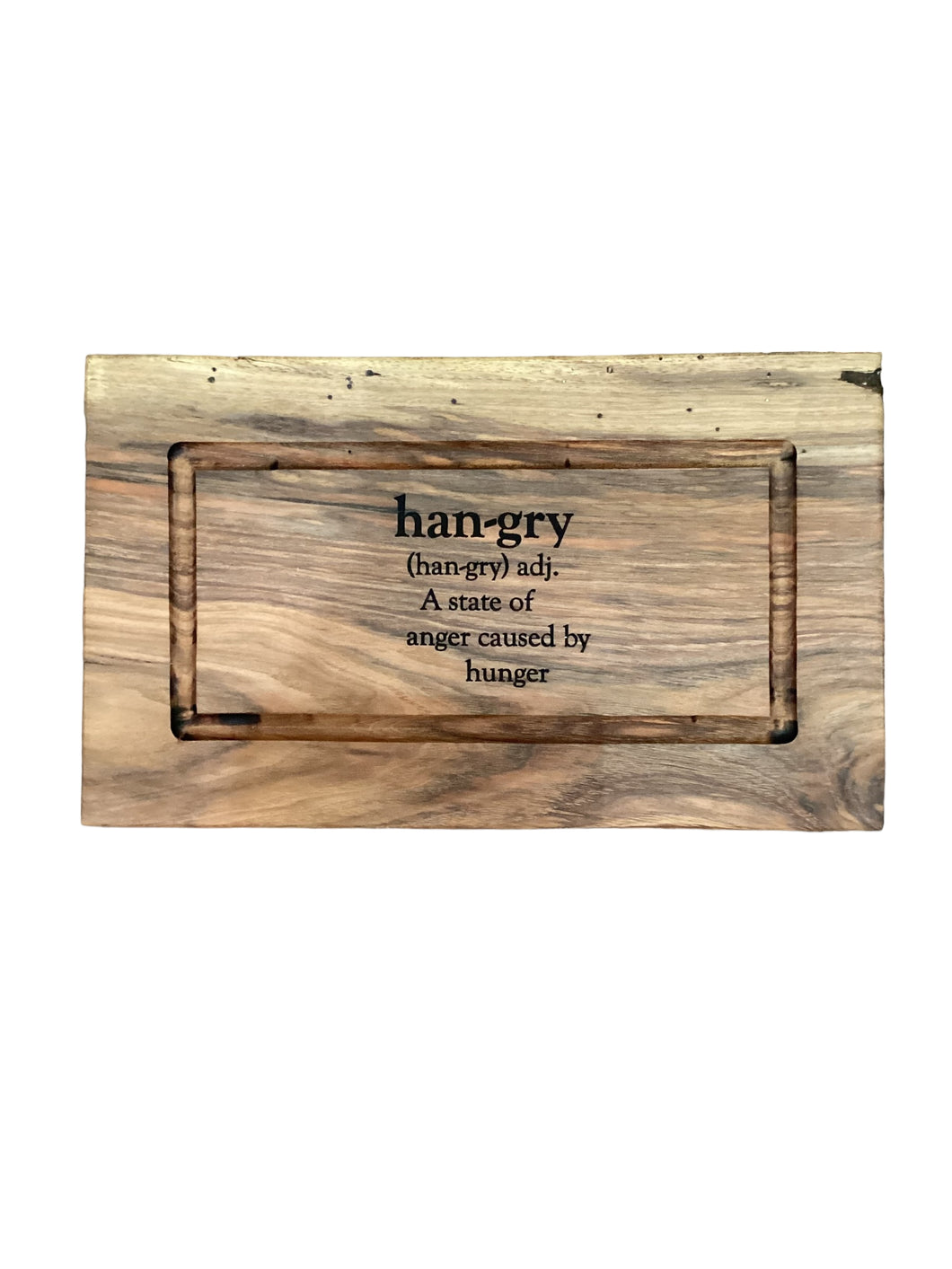 Hangry Cutting Board-Sweetgum Wood