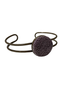 Lava Diffuser Bracelet - Double Bronze Wire