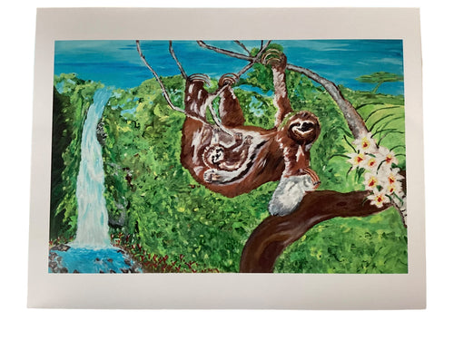 Sloths Note Card Set