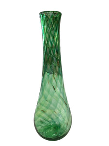 Striped Green Vase