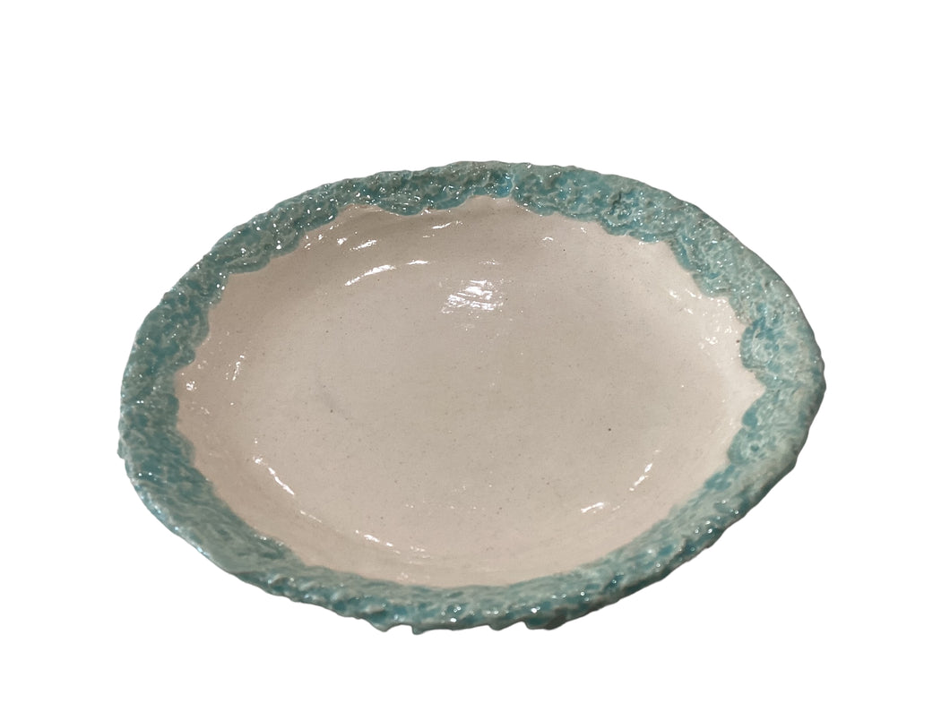 Teal/Lace Bowl