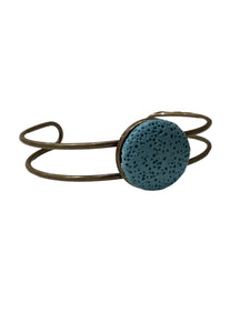 Lava Diffuser Bracelet - Double Bronze Wire