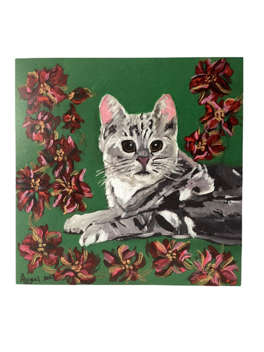 Christmas Tabby Note Card Set