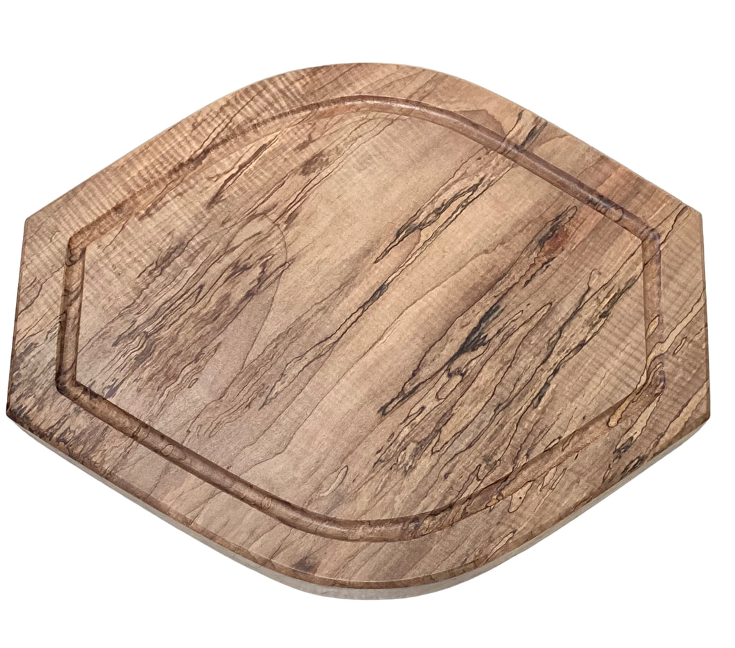 Round Spalted Sycamore Cutting Board