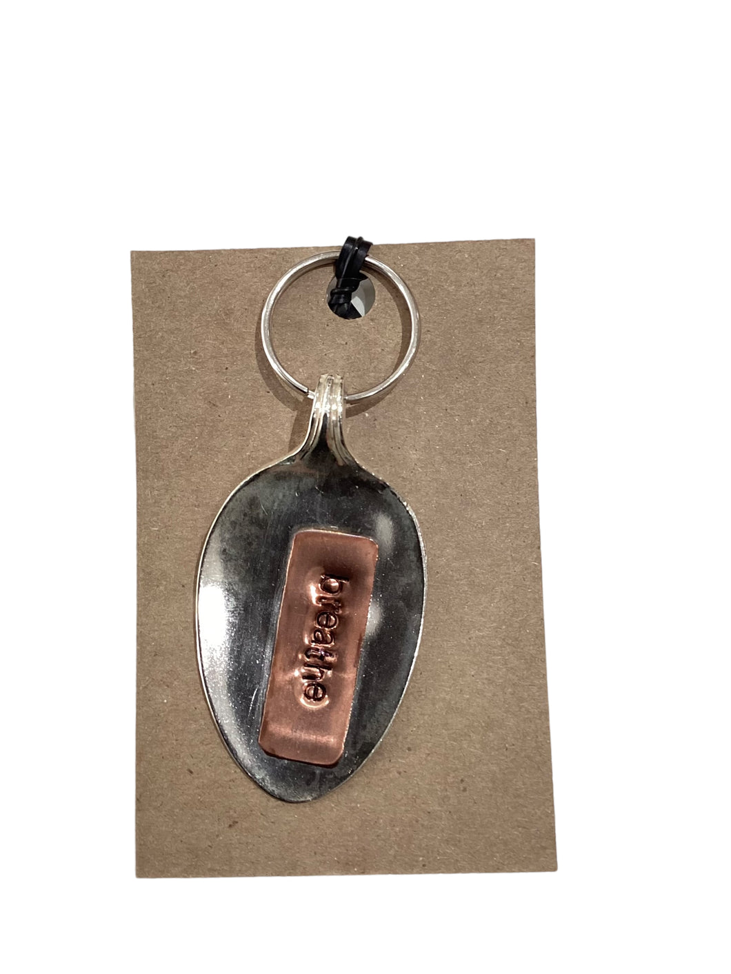 Spoon Bowl Stamped Keychains with Copper