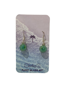 Small Dichro Dangle Earrings