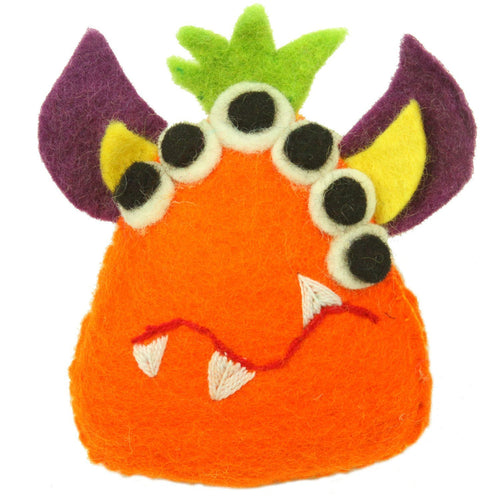 Orange Monster Tooth Fairy Pillow