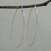 Large Beaded Hoops - gold-filled