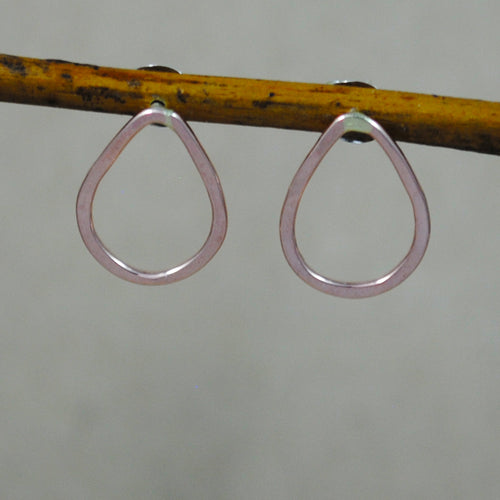 Teardrop Studs - rose gold-filled