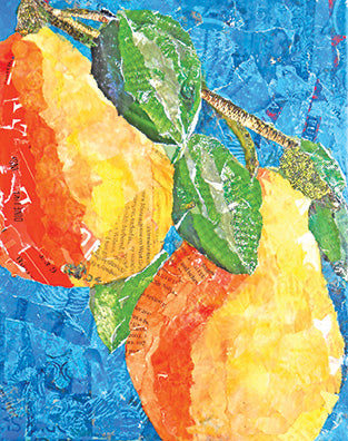 Golden Pears - Notecard