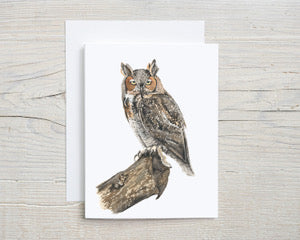 Over-It Owl Greeting Card