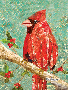 Holiday Cardinal Notecard